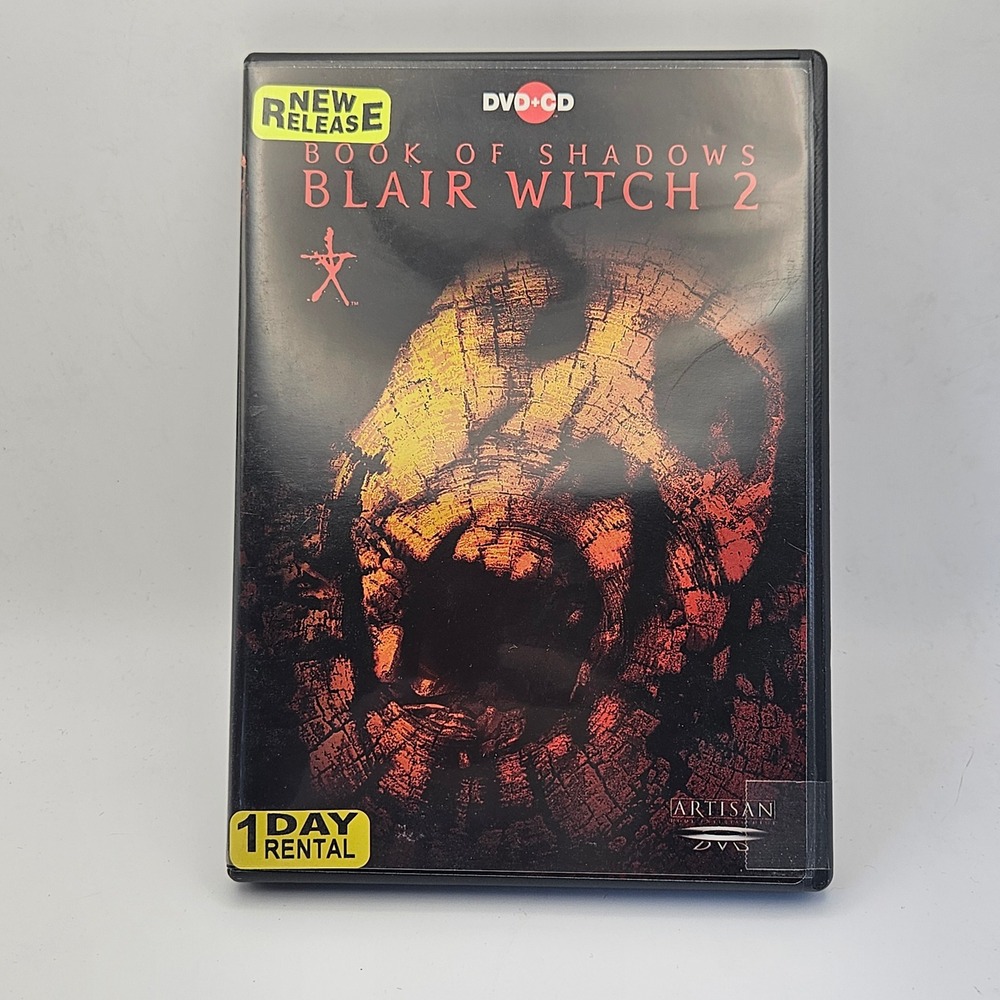 Book of Shadows Blair Witch 2 DVD CD Soundtrack Combo Y2K Horror Ex Rental